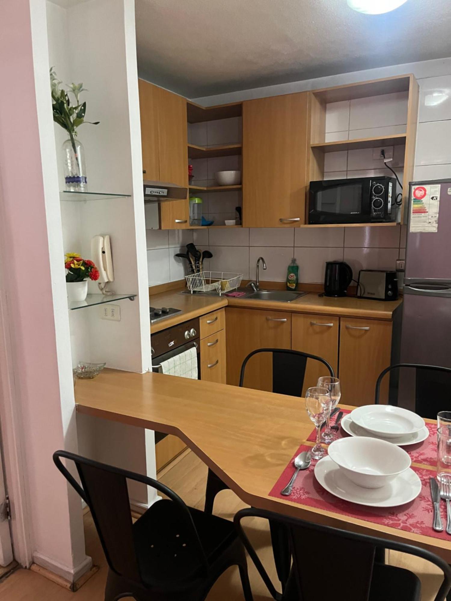 Amoblados Guscar Apartment ซานติอาโก ภายนอก รูปภาพ