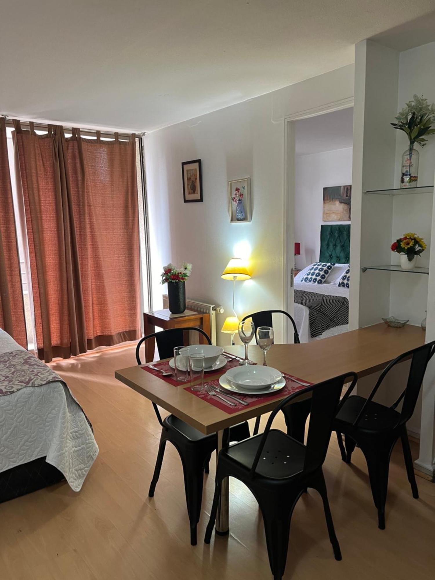 Amoblados Guscar Apartment ซานติอาโก ภายนอก รูปภาพ