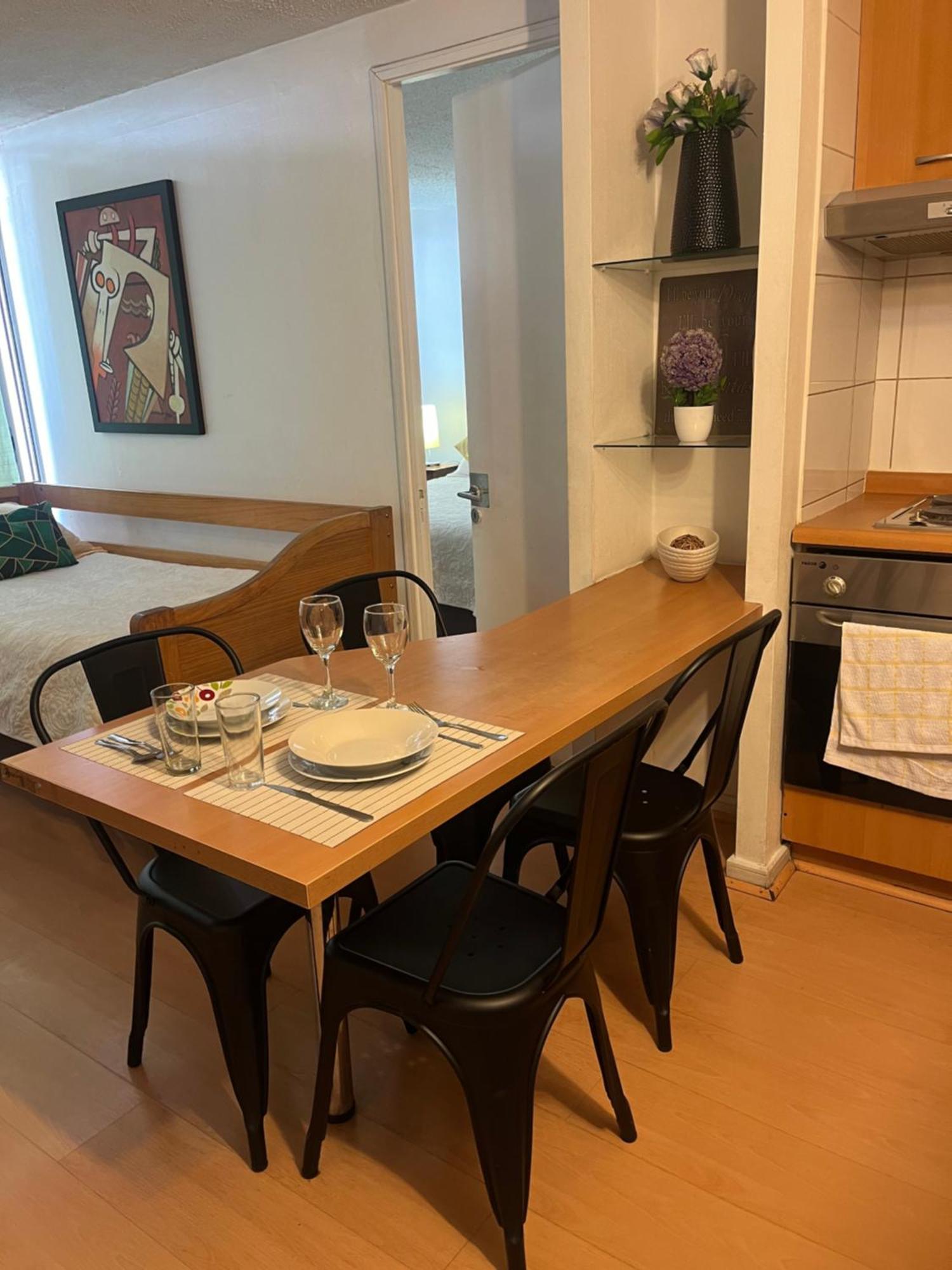 Amoblados Guscar Apartment ซานติอาโก ภายนอก รูปภาพ