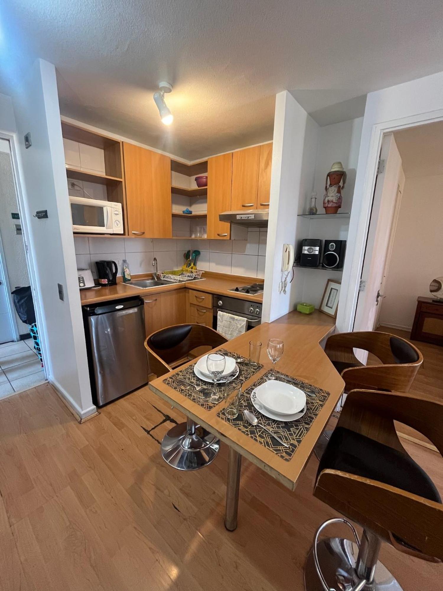 Amoblados Guscar Apartment ซานติอาโก ภายนอก รูปภาพ
